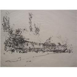 FRANK ARNA Lithograph Hungarian