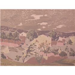 BENN H.Signed Litho Russian French