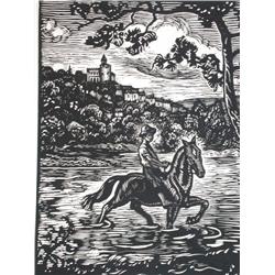 PAUL EMIL COLIN Woodcut Art Deco 1920