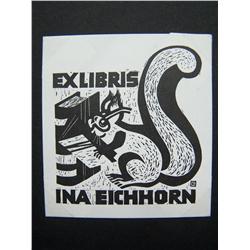 HERBERT EICHHORN-Org Linocut-German