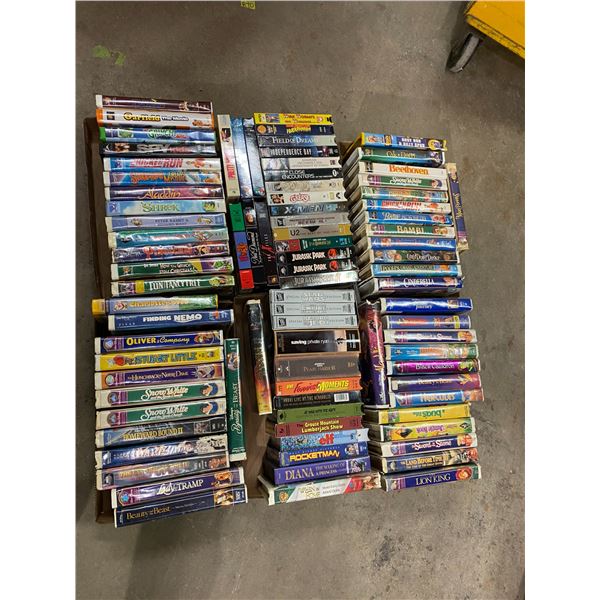 Lot of VHS tapes