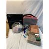 Image 1 : Fish tank, binders etc