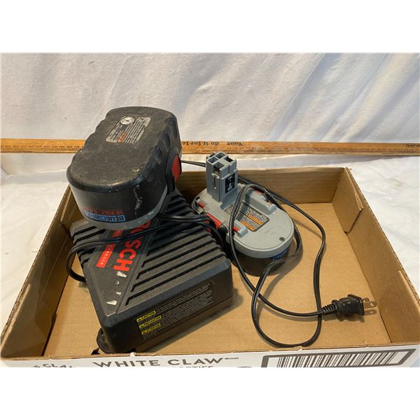 Batteries and charger