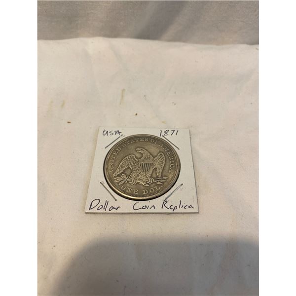 USA dollar coin replica