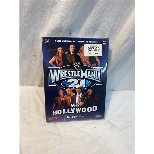 Sealed wrestleMania dvds