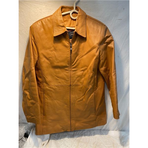 USA leather coat large