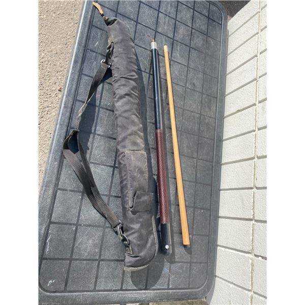 Pool cue and case