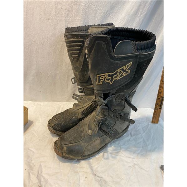 Fox boots aprox size 10