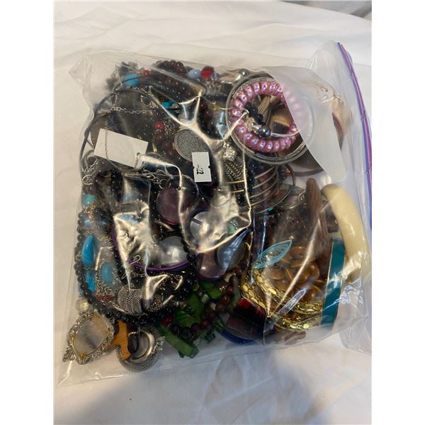 Bag of costume jewelry