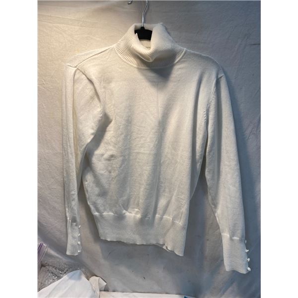 White sweater large