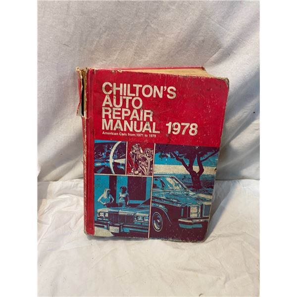 Chilton's auto repair manual