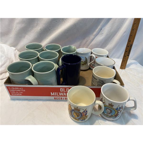 Pottery mugs and other