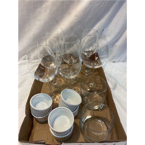 Wine glasses and other