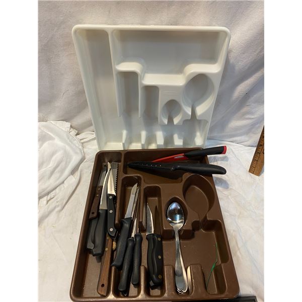 Cutlery and trays