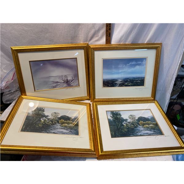 4 framed artwork