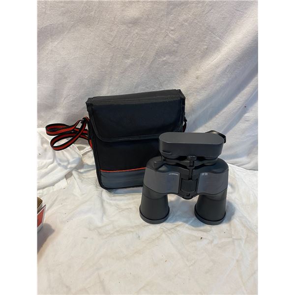 Chinon binoculars and case