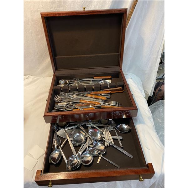 Flatware and case