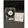 Image 2 : MARC REAUME SIGNED MAPLE LEAFS HOCKEY PUCK (AJ SPORTS COA)