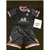 Image 1 : NEW WITH TAGS PARIS ST. GERMAINE SOCCER UNIFORM (SIZE 22)