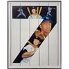 Image 2 : MICKEY MANTLE SIGNED 20 X 26 CUSTOM FRAMED AP PRINT 23/50