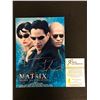 Image 2 : MATRIX CAST SIGNED 8X10 MOVIE POSTER (RA COA)