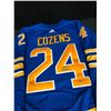 Image 2 : DYLAN COZENS SIGNED SABRES JERSEY (FRAMEWORTH COA)