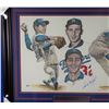 Image 2 : Sandy Koufax Autographed Framed 18x24 Lithograph Photo Los Angeles Dodgers (Beckett)