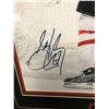 Image 2 : SIDNEY CROSBY SIGNED GOLDEN GOAL CUSTOM FRAMED 20X28 (PASTIME COA)