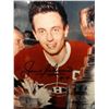Image 2 : JEAN BELIVEAU SIGNED `6 X 20 CUSTOM FRAMED DISPLAY (PASTIME COA)