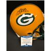 Image 2 : DAVANTE ADAMS SIGNED GREEN BAY PACKERS FULL SIZE HELMET (BECKETT COA)