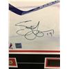 Image 2 : STEVE YZERMAN SIGNED TEAM CANADA 20 X 24 FRAMED DISPLAY (PASTIME COA)