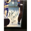 Image 2 : GILBERT PERREAULT SIGNED 11 X 14 DISPLAY (PASTIME COA)