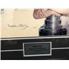 Image 2 : BOBBY ORR AUTOGRAPHED 28X28 FRAMED PHOTO (SCORES STANLEY CUP WINNING GOAL)
