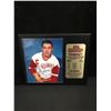 Image 1 : ALEX DELVECCHIO SIGNED PLAQUE DISPLAY (PASTIME COA)