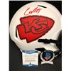 Image 2 : CLYDE EDWARDS HELAIRE SIGNED KC CHIEFS  FULL SIZE LUNAR ECLIPSE HELMET (BECKETT COA)