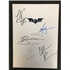 Image 1 : BATMAN BEGINS CAST SIGNED SCRIPT COVER (RA COA)