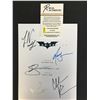 Image 2 : BATMAN BEGINS CAST SIGNED SCRIPT COVER (RA COA)