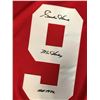 Image 2 : GORDIE HOWE SIGNED RED WINGS JERSEY (INSCRIBED HOF 1972)