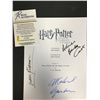 Image 2 : HARRY POTTER AND THE GOBLET OF FIRE CAST SIGNED SCRIP COVER (RA COA)
