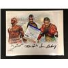 Image 2 : MICHAEL SPINKS, IRAN BARKLEY, JUNIOR JONES TRIPLE SIGNED PHOTOGRAPH (PSA HOLO)