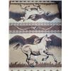 Image 2 : Lodge Themed Brown Running Horse Area Rug 5' x 8'