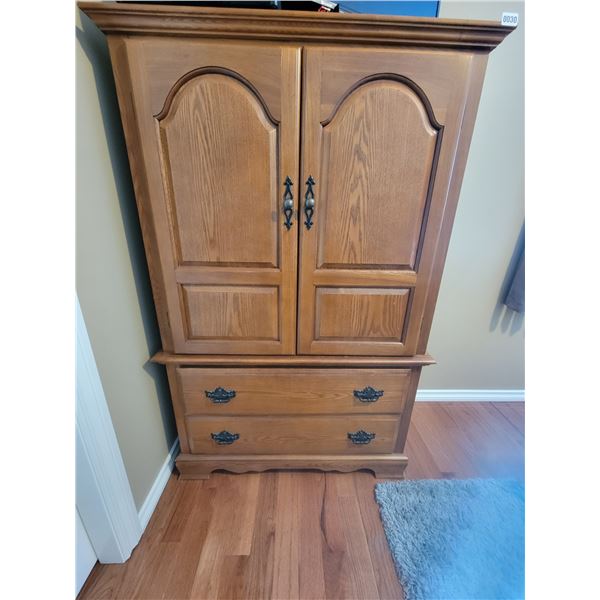 Dresser  (64W x 18.5 x 35H) 84H with mirror  & 2 Night Stands & Armoire