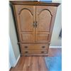 Image 1 : Dresser  (64W x 18.5 x 35H) 84H with mirror  & 2 Night Stands & Armoire