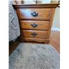 Image 2 : Dresser  (64W x 18.5 x 35H) 84H with mirror  & 2 Night Stands & Armoire