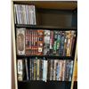 Image 2 : Bookshelf with Cassette Tapes, CDs & DVDs (Shelf is 37"w x 6"d x 52.5"h)