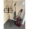 Image 1 : Acoustic Guitar With Samson Microphone & Stand with Hercules Sheet Music Stand
