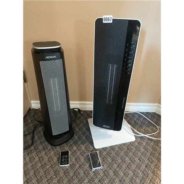 Noma Electric Space Heater with Remote (043-1023-8) - DeLonghi Electric Space Heater (TCH8093ERCA)