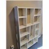 Image 2 : Multi Tier Shelving Unit (White) - 41.5"w x  69"h x 7.25"d