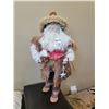 Image 1 : Cowboy St. Nick with Porcelain Face & Hands 24" in Height