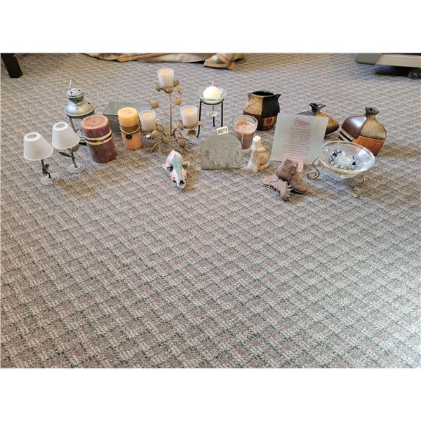 Various Candles & Household Decor